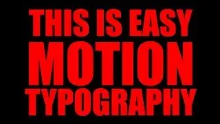 Motion Kinetic Typography With Adobe Premiere