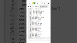 Draw Smiling Face Emoji using Turtle in Python🔥| Best Python Tricks in 2022 