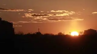 Иркутск. Набережная. Закат.