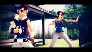 「遊戯王MMD」Childish War/// Akari/Yuma