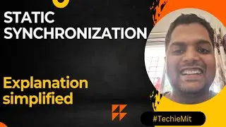 Static Synchronization in Java |MultiThreading
