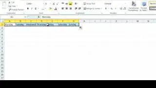 Microsoft Office Excel PC: Creating a Series