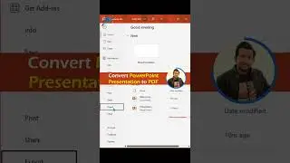 Convert PowerPoint to PDF Without Losing Quality 💯| PowertPoint Tips and Tricks #shorts