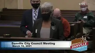 Danville City Council Meeting - March 16, 2021