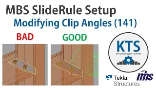 MBS Tekla Modeling - Connection Clip Angle 141