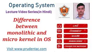 Difference between monolithic and micro kernel in OS