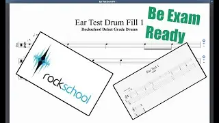 Ear Test Drum Fill 3 Rockschool Grade 1 Drums