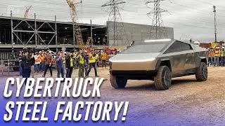 Tesla's INSANE NEW Cybertruck Steel Factory!