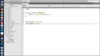 Named functions in PHP