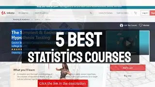 5 Best Statistics Courses Udemy