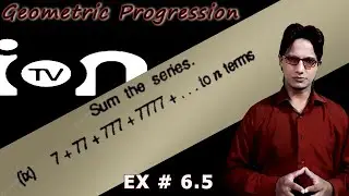 How to convert the series in GP and How to find sum upto n terms in GP?