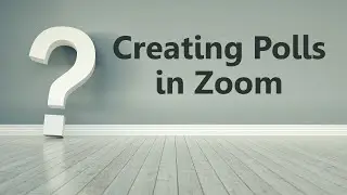 Creating Polls in Zoom