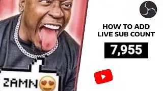 How To Add Live Sub Count to Youtube