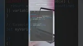 JS - How to determine if a variable is either undefined or null 