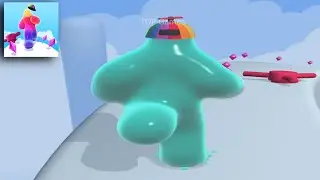 Blob Runner 3D - IOS, Android Gameplay Top games Levels 4-5