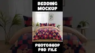 Bedding Mockup - Photoshop File