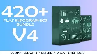 Flat Infographics Bundle v4 for After Effects | Premiere Pro | 2D Animation | Adobe Short Tutorials