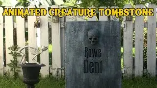 Halloween Animated Creature Tombstone