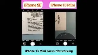 iPhone 13 Mini camera Focus Test |UBR|