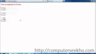 How to create HTML Forms