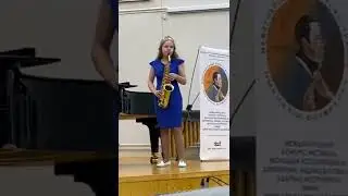 На XI конкурсе им Должикова 2022 05 25 .Вета Кондратьева, саксофон группа С