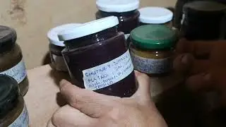 Algunas conservas pasteurizadas en nuestra congeladora artesanal