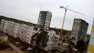 Бесстрашные строители с 15-ого этажа