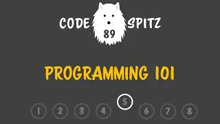 코드스피츠89 - Programming 101 5회차