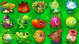 All Premium Plants  Power-Up vs Rodeo Legend Zombie in Plants vs Zombies 2