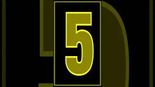 5 Second Countdown With Color And Sound effects - Blah Blah REmix 2  #shorts #tiktok
