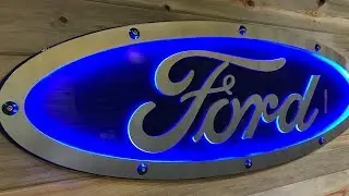 Incredible Man Cave Ideas - Aluminum Ford Blue Oval Sign!! - CNC Plasma Table