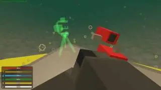 ГАЙД Строим дом под водой в Unturned | Как сделать турель и защитить немного дом