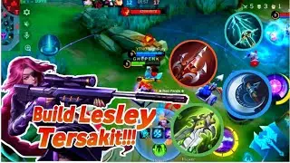 BUILD LESLEY TERBARU!!! 3 HIT AUTO MATII!!!! - MOBILE LEGENDS INDONESIA
