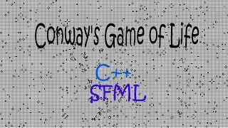 Conway's Game of Life | C++ SFML tutorial