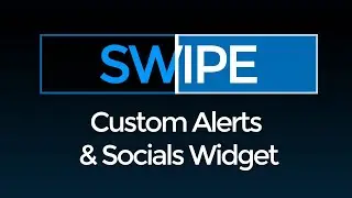 Swipe Custom Alerts & Socials Carousel for Twitch Streams by StreamShift