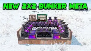 NEW 2X2 BUNKER META | Rust Building Tutorial 2024
