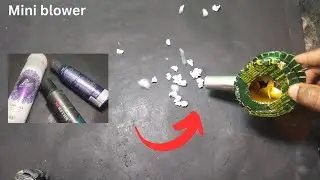 How to make a mini air blower at home...
