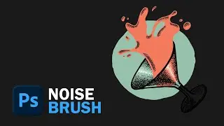 How to make noise brush in Photoshop