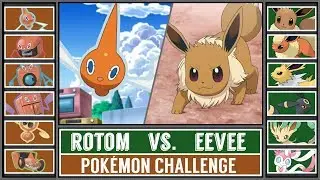 POKÉMON FORM BATTLE: EEVEE vs ROTOM  (Pokémon Sun/Moon)