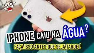 IPHONE CAIU NA ÁGUA? Faça isso antes que seja tarde de mais! ( Toda linha iPhone )