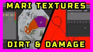 Foundry Mari RT Curvature - Easy HardSurface Damaged Texturing 3D Tutorial for Beginners