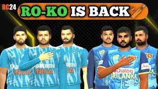RO-KO Century in 1st ODI🏏 | INDIA vs SRI LANKA | Batting Highlights | Real Cricket 24 |