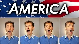My Country 'Tis of Thee (America) - A Cappella quartet