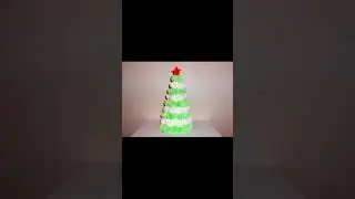 Елка из бумаги. Новогодние поделки. Как сделать елочку из бумаги