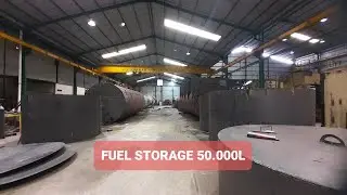 BEGINI PROSES PEMBUATAN TANGKI SOLAR 50.000L DI WORKSHOP‼️ - PART 2