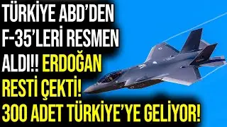 TÜRKİYE ABD’den F-35’leri RESMEN ALDI!! ERDOĞAN RESTİ ÇEKTİ! 300 ADET TÜRKİYE’ye GELİYOR!