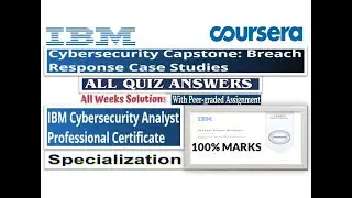 Cybersecurity Capstone Breach Response Case Studies | All Quiz Answers | Coursera | IBM