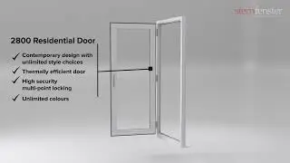 Sternfenster  - 2800 Residential Door uPVC
