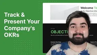 Track & Present Your Company's OKRs on a Wall | Tutorial