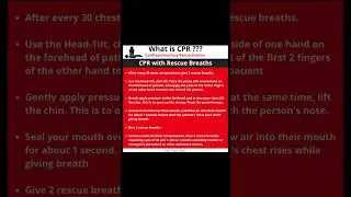 What is CPR? In honor of National CPR & AED AWARENESS WEEK! 